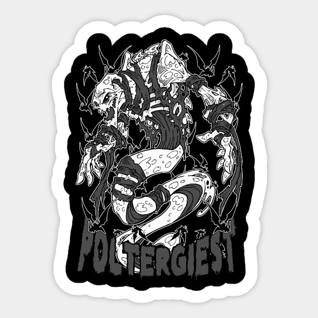 poltergeist Sticker by Stitchedupscribbles72